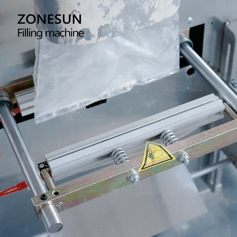 

ZONESUN ZS-FM1000 Automatic Vertical Back Seal Powder Granule Coffee Bag Form Fill Sealing Machine Packaging With Date Printer