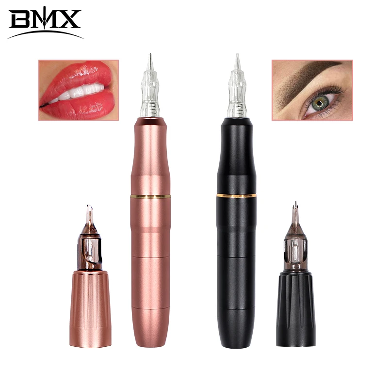 BMX Tebori Microblading Kits Agujas Eyebrow Pen Pigments Tattoo Permanent Makeup Needle Paste Skin For Beginners Body Art