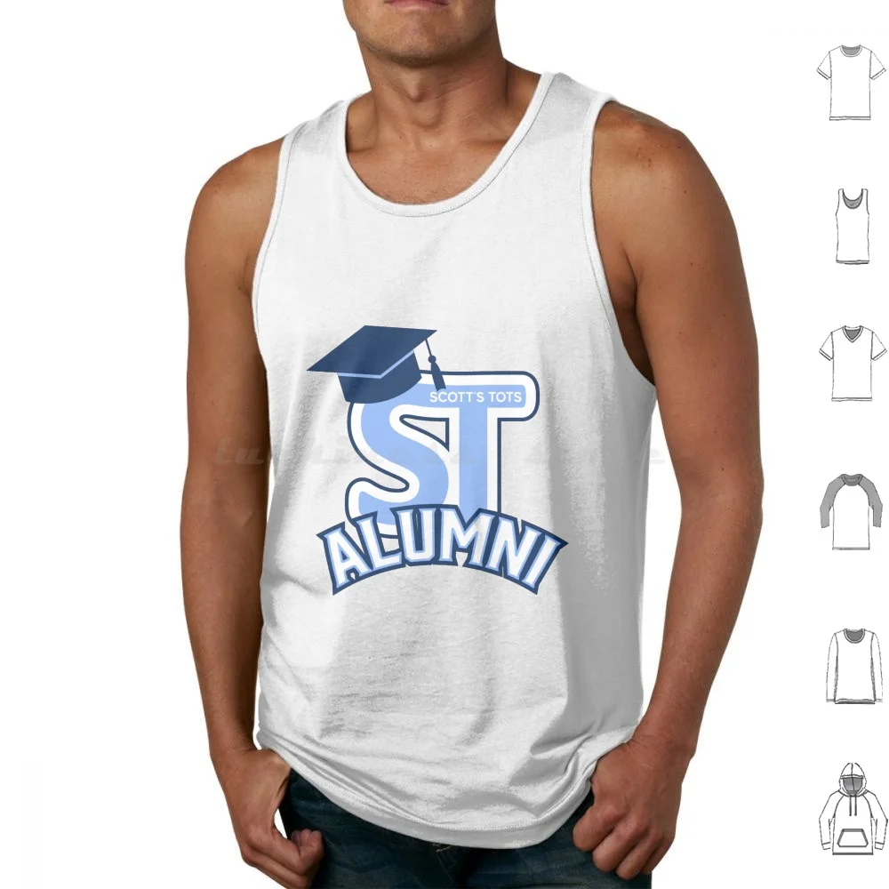 Scott's Tots Alumni Tank Tops Vest Sleeveless The Office Office Scotts Tots Michael Dunder Mifflin Nbc Jim Halpert Pam S Tots