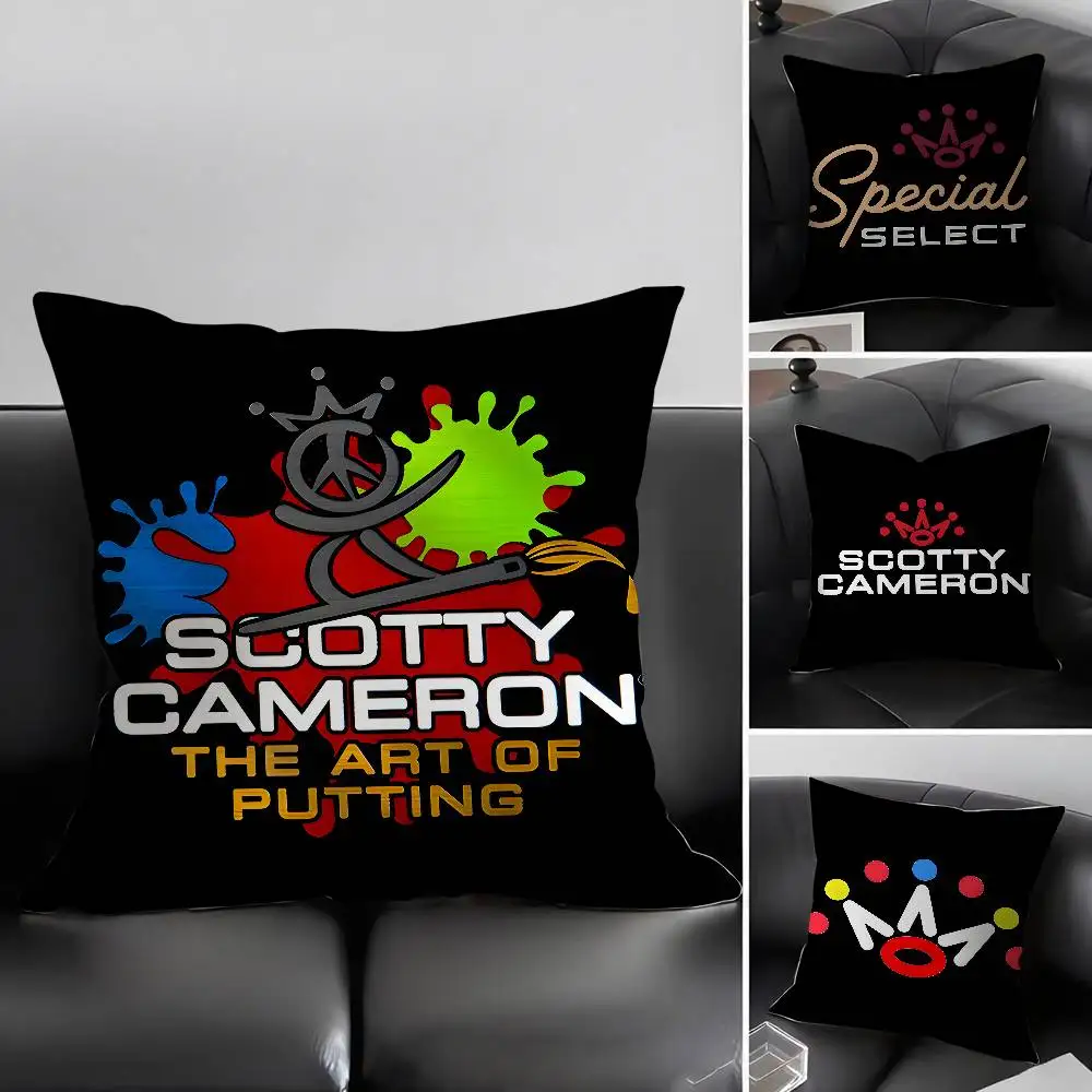 

Luxury S-SCOTTY C-CAMERONS Pillow Case Short Plush Double-sided Printing Home Machine Washable in Winter Cushion Cover