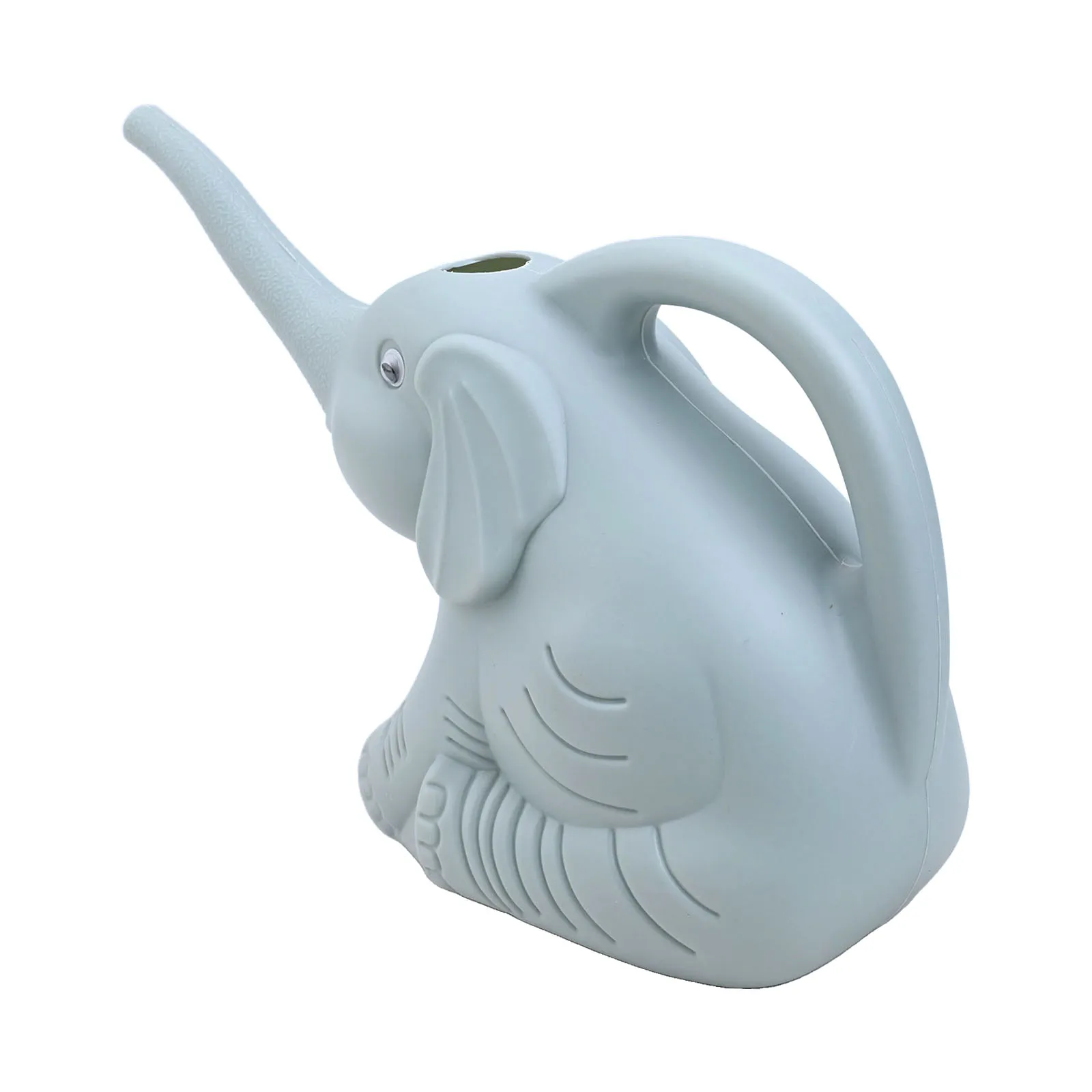 Creative Elephant-Shaped Plastic Watering Can for Gardeners and Lightweight Outdoor Plant Sprinkler with Top Spout Design