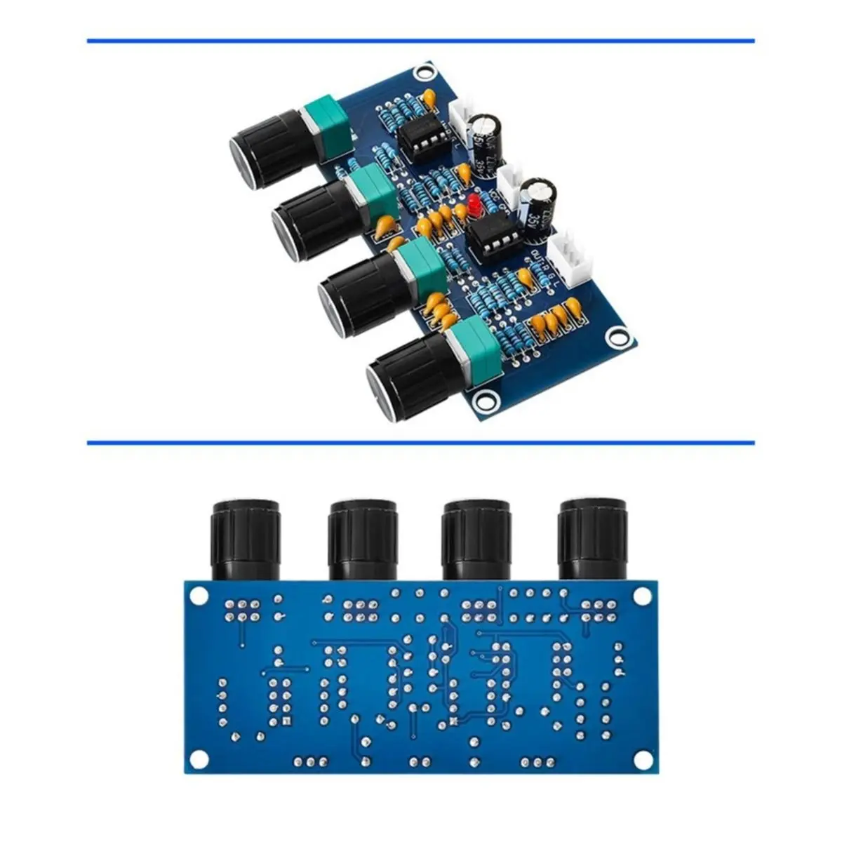 AA80 XH A901 NE5532 Tone Board Preamp Pre-Amp with Treble Volume Adjustment Tone Controller for Amplifiers Board