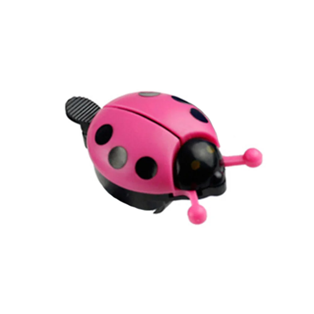 Ladybug Bicycle Bell Kids Handlebar Bee Tle Horn Plastic Bicycle Accessories  Children's Kid Bicycle Bell Alarm Ring Lovely