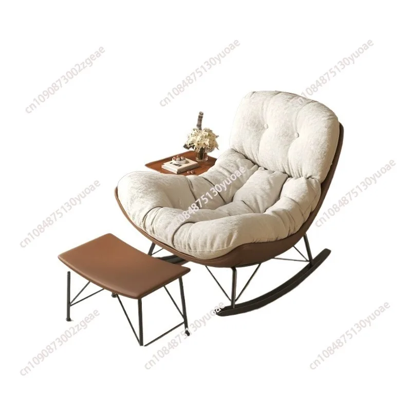

Ленивое кресло-качалка для дома, гостиной, балкона, кресло-качалка, повседневный роскошный одиночный диван, кресло-качалка из синели