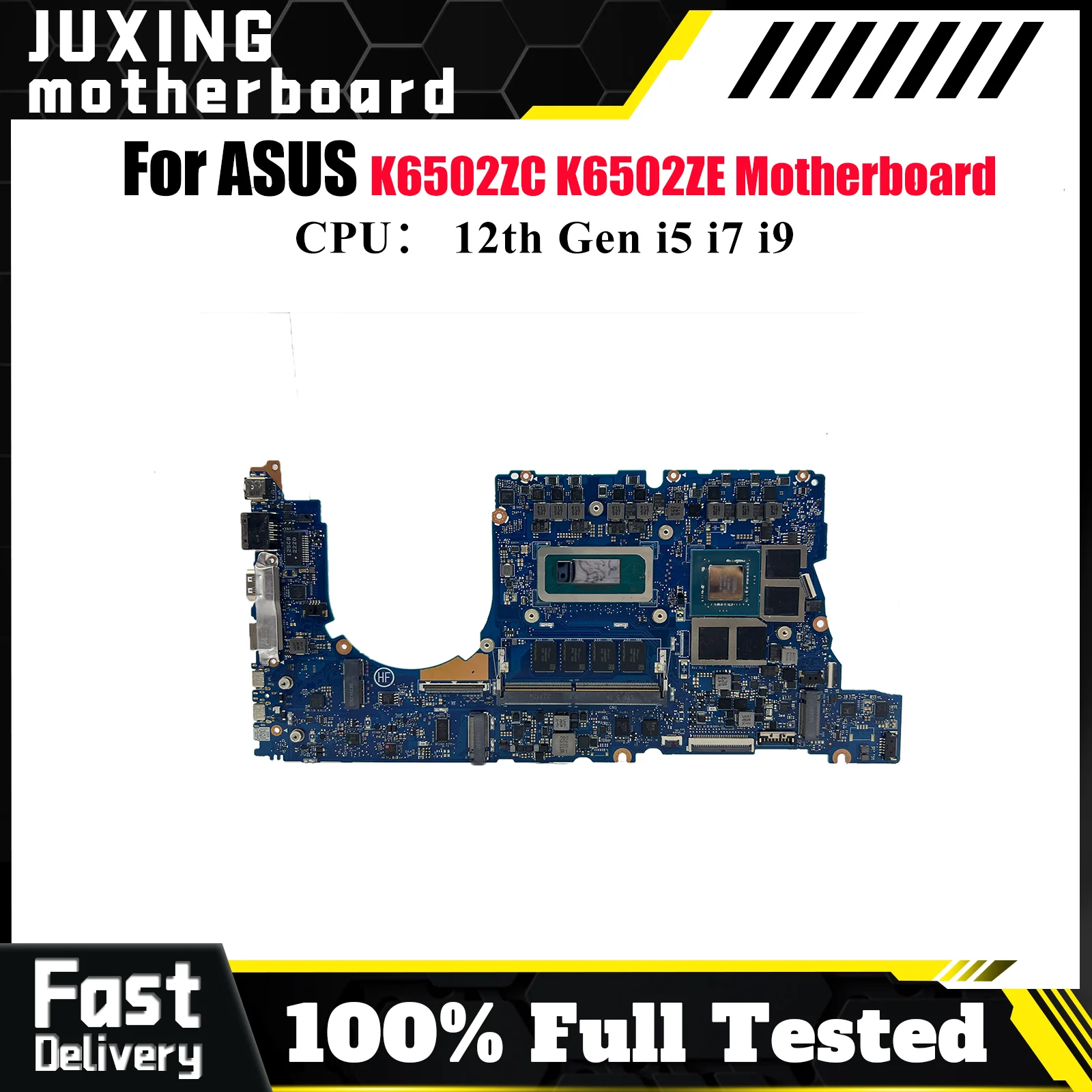 

K6502ZC Материнская плата для ноутбука ASUS TUF Gaming K6502ZC K6502ZE K6502Z Материнская плата с процессором 12-го поколения i5 i7 i9 100% тест, быстрая доставка