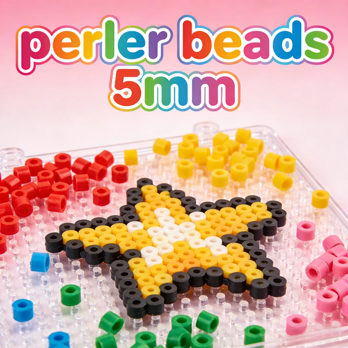 

Бусины Perler 5 мм, 1000 шт., новые цвета, жемчужные бусины для термопресса, для детей, Hama Beads, DIY-пазлы, высококачественный подарок ручной работы, игрушка