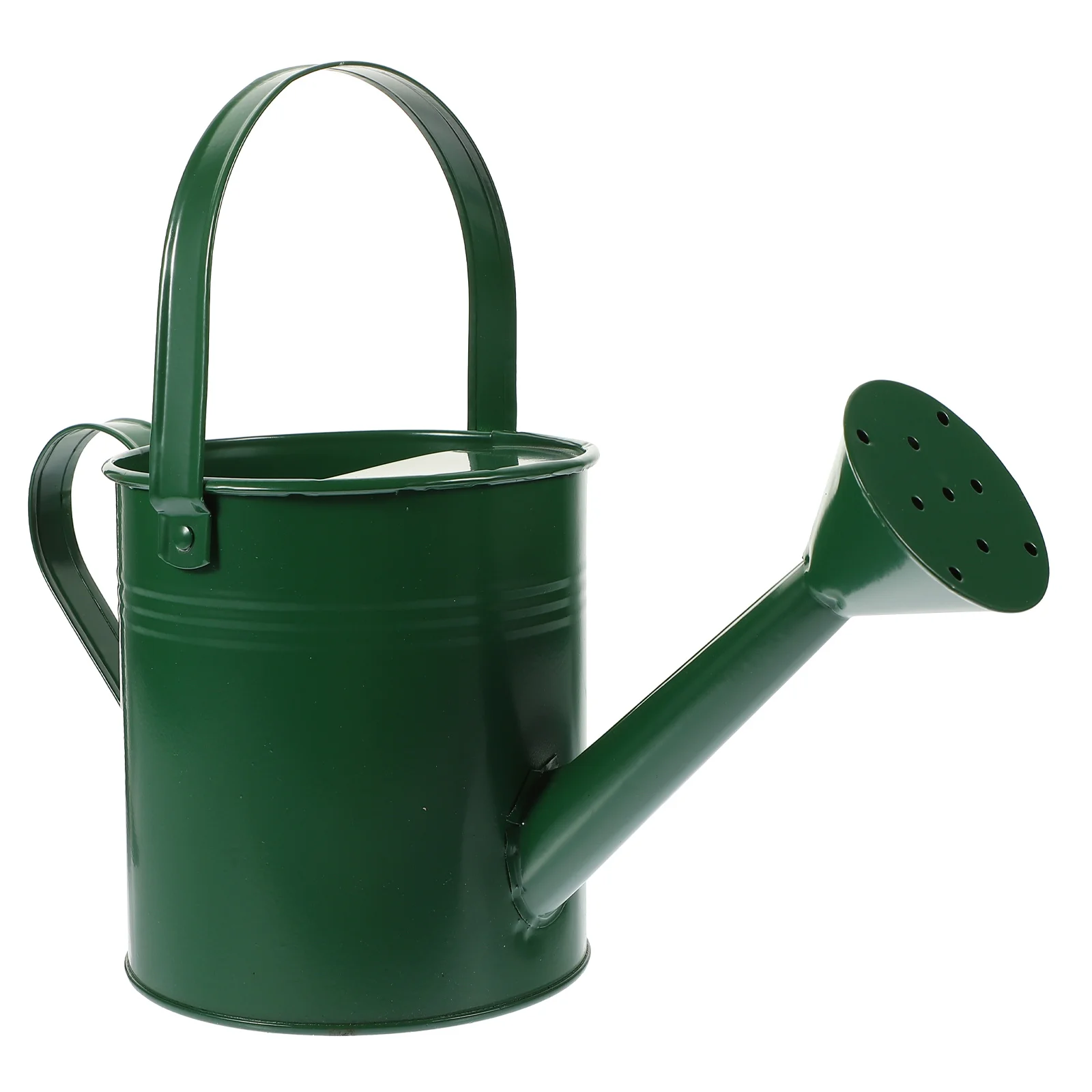 Regadera hervidor para herramienta de jardinería de flores hierro interior con mango flores maceta suculenta al aire libre
