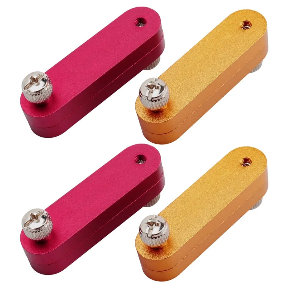Aluminum Alloy Ruler Locator Adjustable Block with Side Screws for Secure Positioning and Fast Setup for Assembly and Crafting