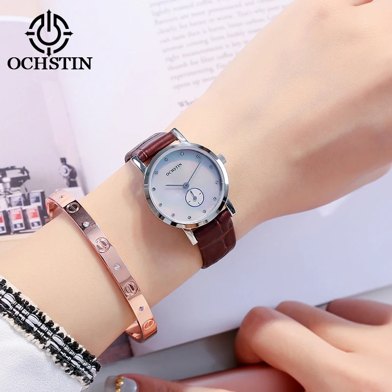 OCHSTIN New 2024 Parangon Perfect Series Fashion Hundred Japanese Ultra-thin Quartz Movement Women's Quartz Watches