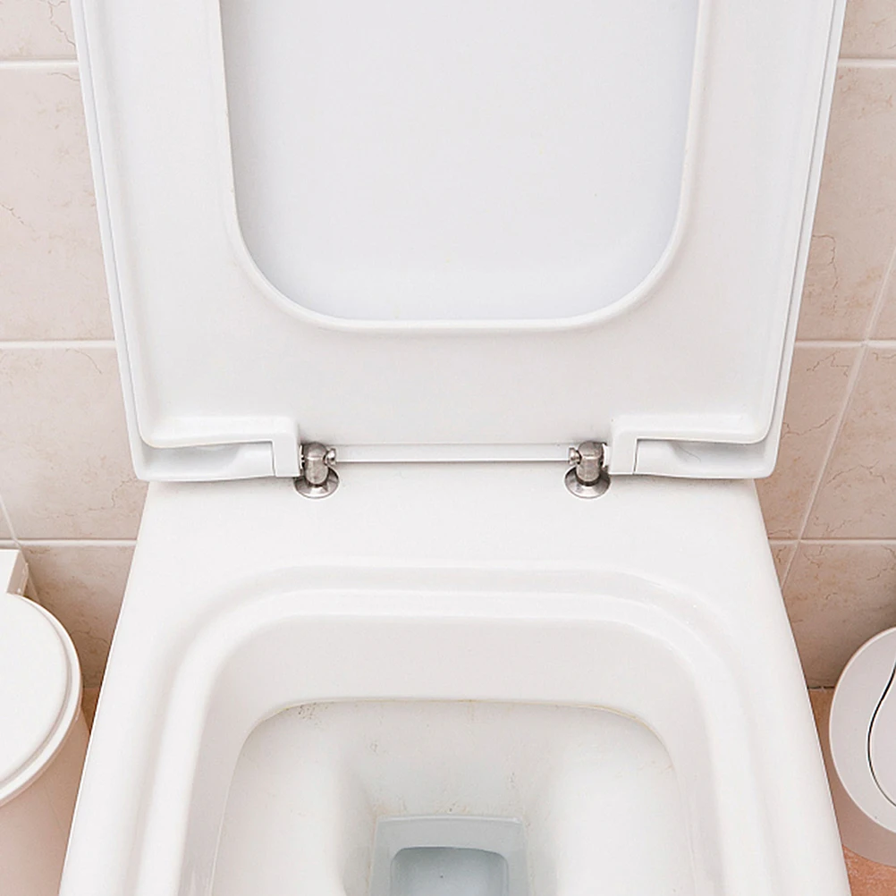 

2 set Toilet Seat Hinge Fixings Stainless Steel Top Fixing Screws For Most Toilets Quick Release Fittings Toilet Seat Bolts