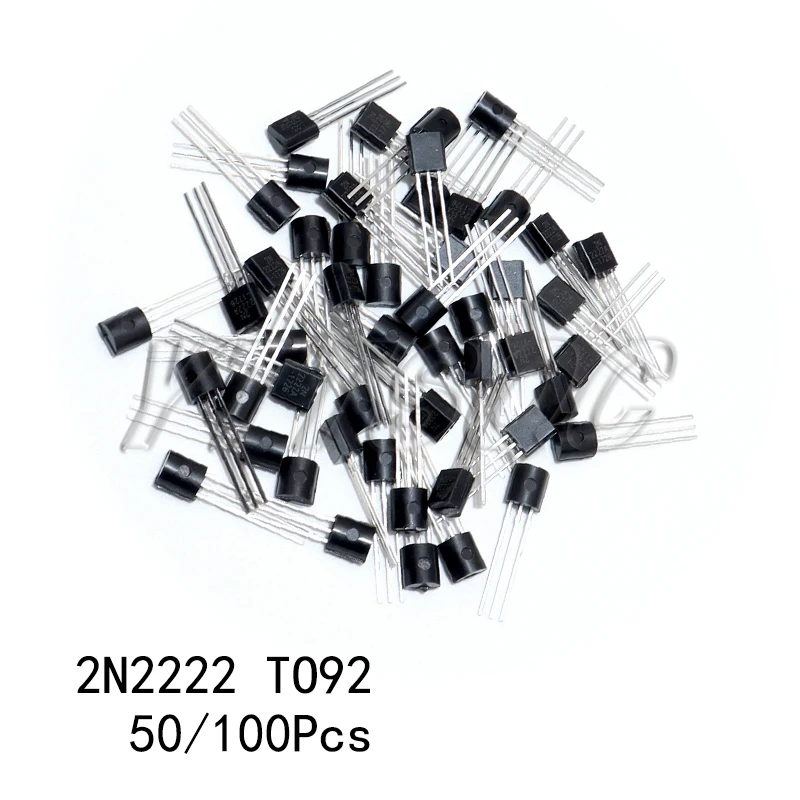 50/100PCS Transistor Kit 2N2222 TO92 NPN 30v 800MA Transistoren Elektronische kit