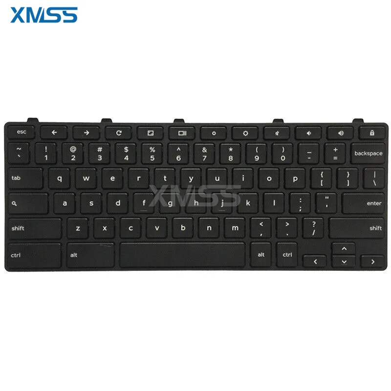 

New US English Keyboard For Dell Chromebook 11 3180 3189 3380 Black 5XVF4 HNXPM