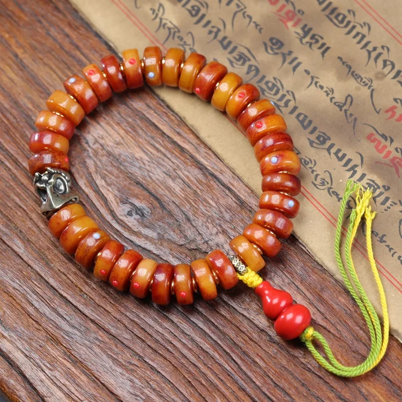 Tibetan multi-bead 12x6mm DIY bracelet