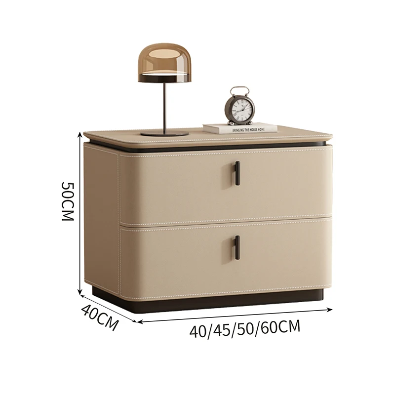 ديكور بسيط بجانب السرير، مساحة تخزين، أدراج متحركة، طاولة ليلية، طاولة فاخرة حديثة، أثاث غرفة نوم De Chevet