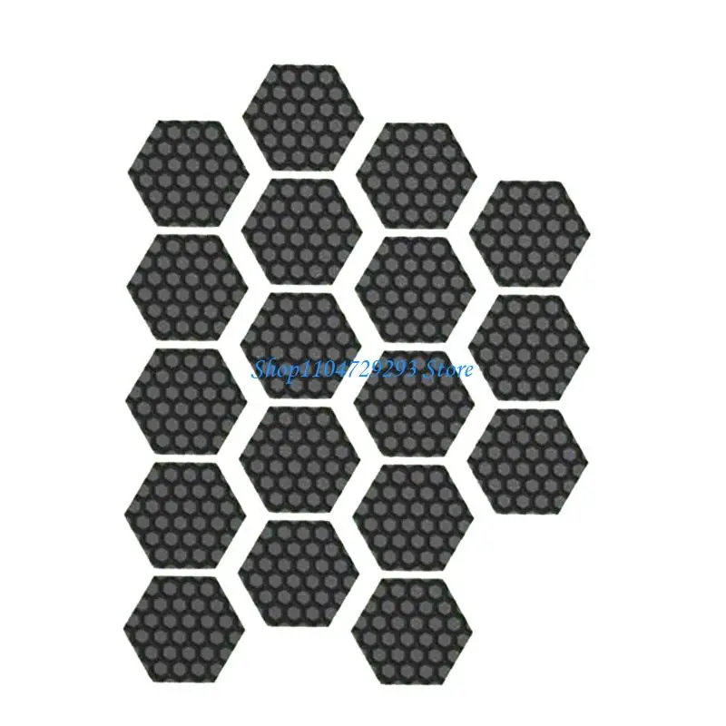 

Y2GD 18/36Pcs Mouse Side Grip Sweat Resistant Pad Anti Sweat Paste Grip Tape Replacement for Gaming Mouse Keypad Accessories