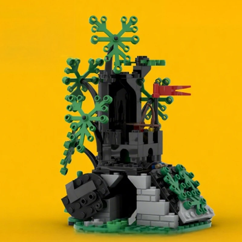 

159 шт. MOC термоусадочный камуфляжный замок, строительные блоки, рождественский подарок, игрушка для развития терпении и концентрации