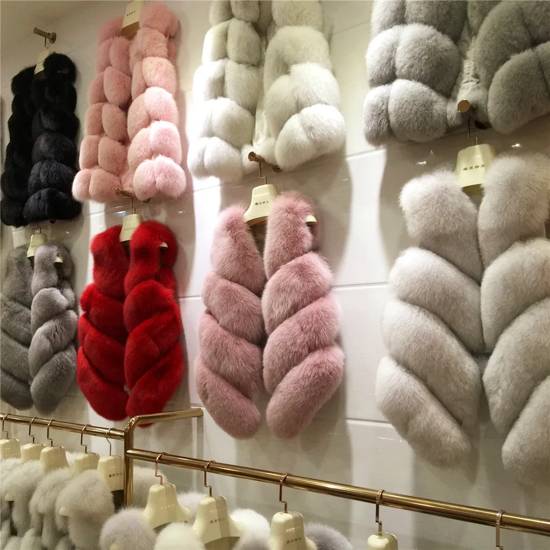 2025 المرأة الشتاء تقليد معطف الفرو أنيقة موضة جديدة الفراء أكمام الإناث ايكو الفراء سترة السيدات فرو منك سترة ملابس خارجية