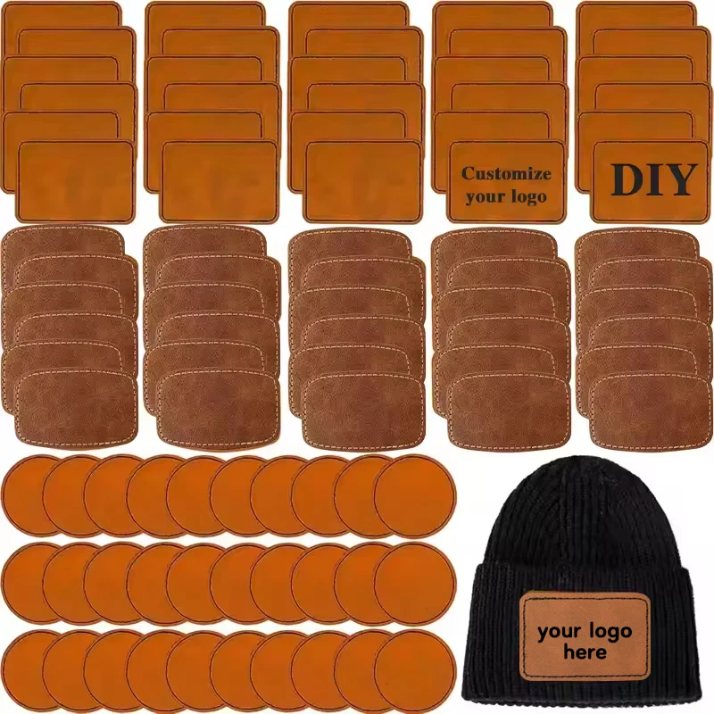 Custom Logos Can Be Laser Printed on Faux Leather Labels Patches Glowforge Laser Supplies Are Suitable Hats Jackets Backpacks
