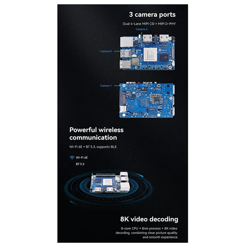 

High Quality-For Orange Pi 5 Ultra Ram RK3588 DDR5 Single Board Computer Wifi+BT M2 SSD 6TOPS NPU Ultra Mini PC Run For Android1