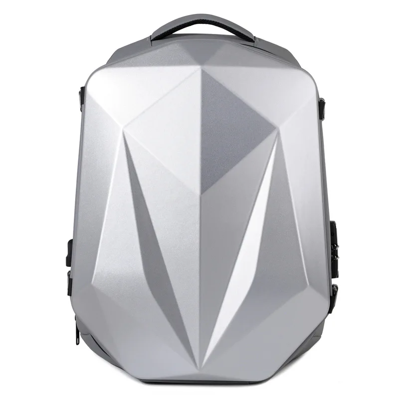 Large capacity laptop bag hard shell backpack men's e-sports helmet motorcycle bag 18 inch business travel anti-theft backpack