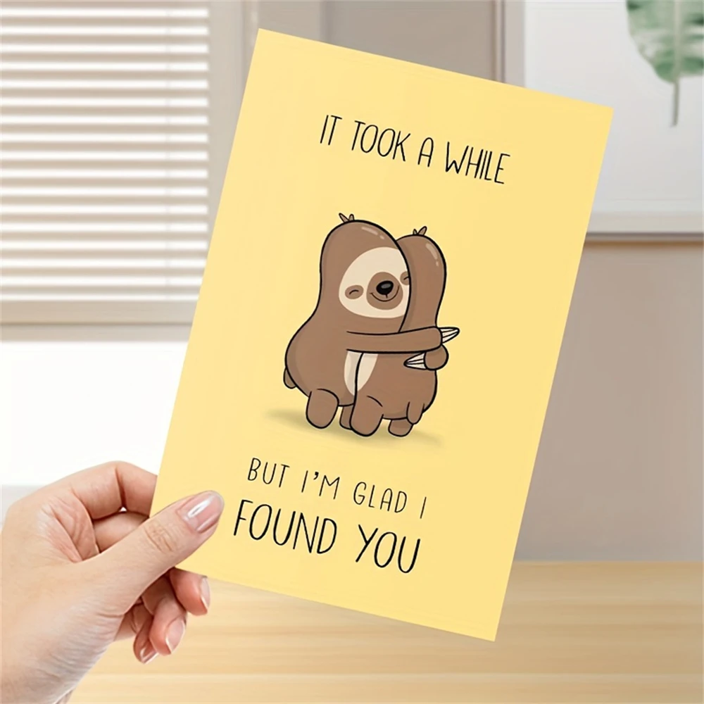 1pc，Anniversary Birthday Card for Her Him Funny Birthday Card for Boyfriend Girlfriend Husband WifeHandmade Greeting Card (It to