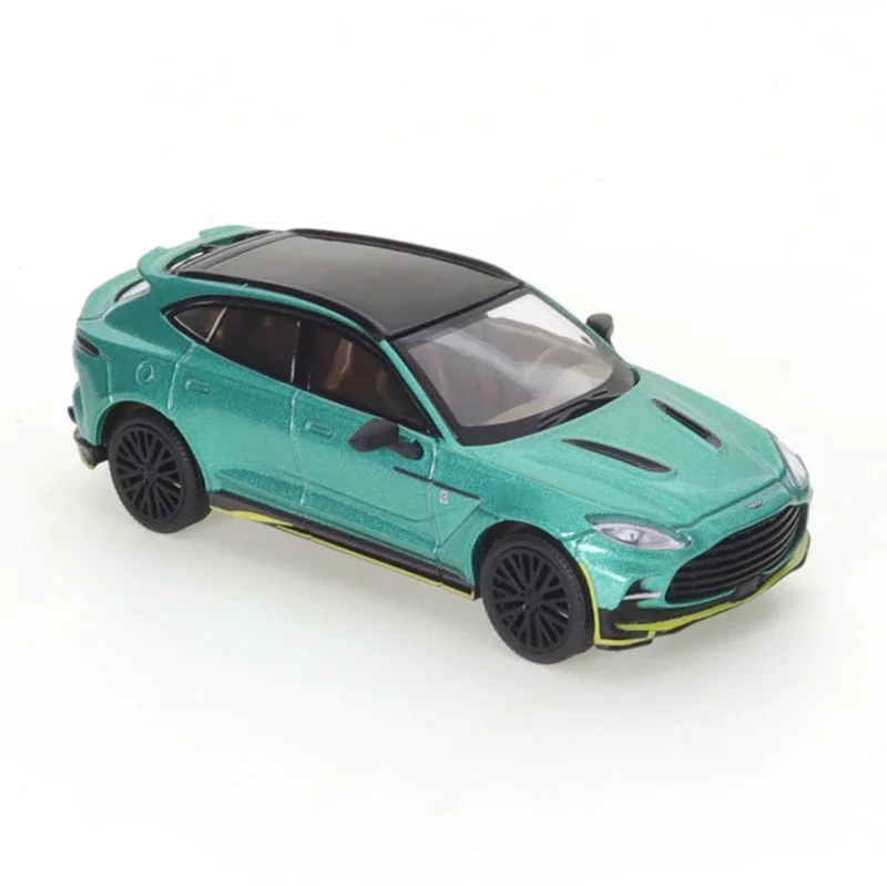 Xcartoys Poprace 1/64 Aston Martin Dbx Race Groene Auto Legering Motorvoertuig Diecast Metalen Model Kids Kerstmis Speelgoed Voor Jongens