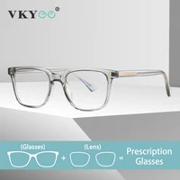 VICKY monturas cuadradas geométricas simples gafas multifocales progresivas antiluz azul fotocromáticas graduadas personalizables 2082