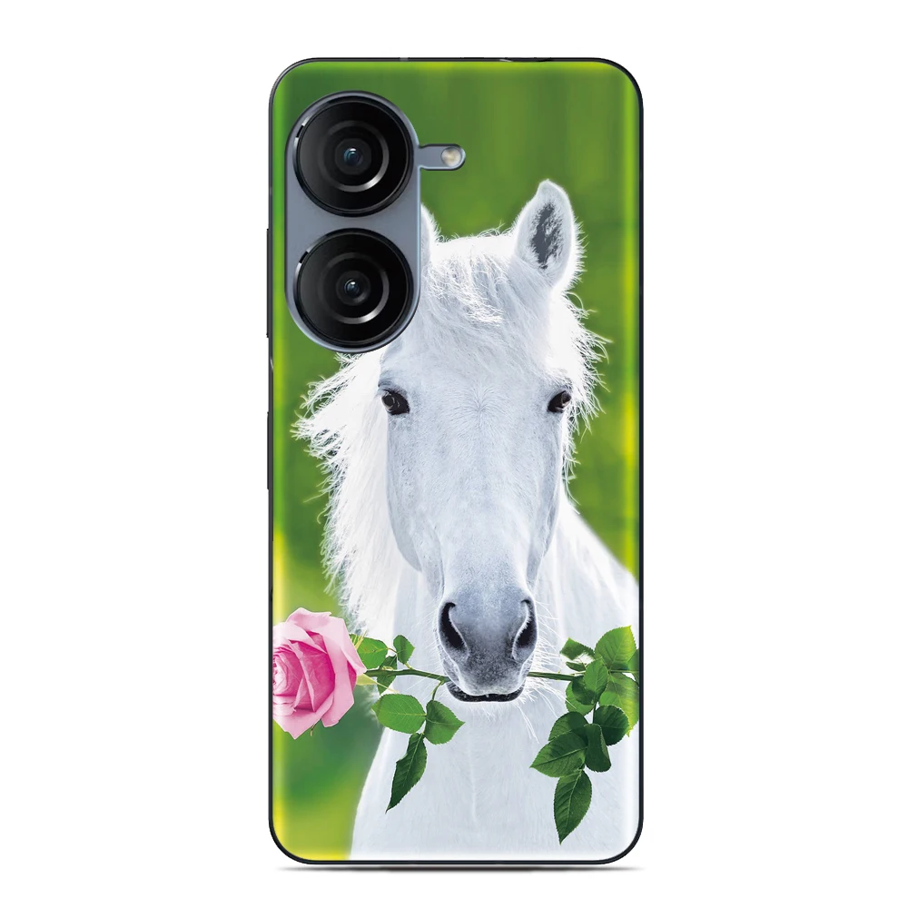 말 동물 디자인 샤오미 14T 포코 C85 C65 X6 M7 C40 C71 F4 M4 레드미 15 15C 13C 12C 10C 4G A5 노트 13 프로 5G 폰 케이스
