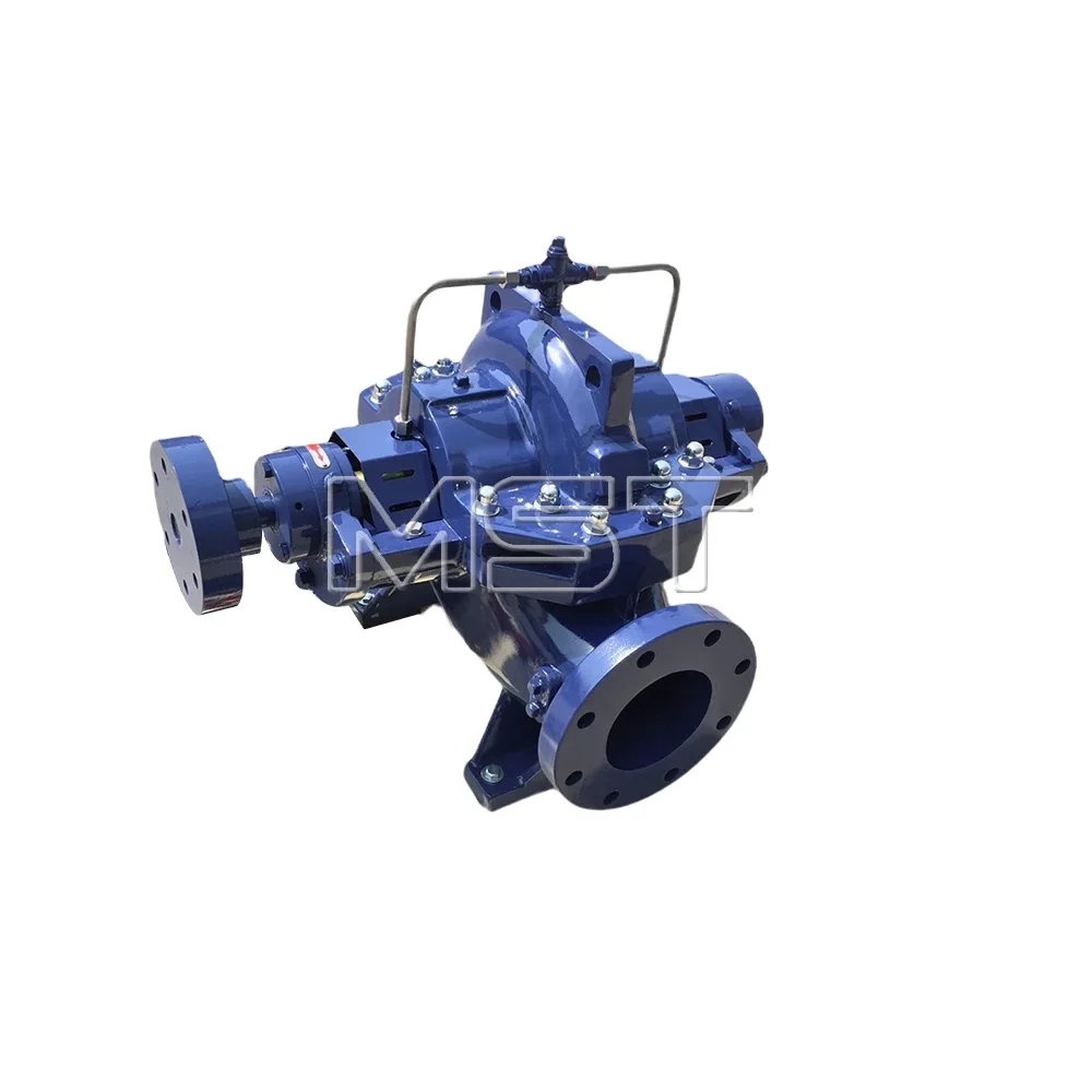 

16inch Suction Surface diesel Engine Double Suction Pumps Axially Split case Pump High Flow Water Pump