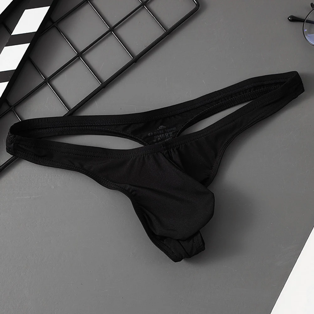 Classic Thongs Ice Silk Seamless Night Out Sensual Wear Seamless Design Solid Pattern Various Colors Available Comfortable Fit