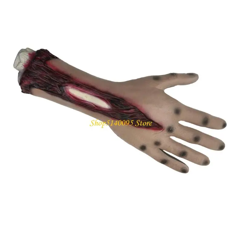 

DXAE Fake Human Severed Hands Scary Bloody Broken Hand Fake Human Hand