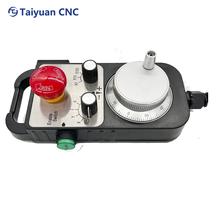 

High Anti-jamming Type 100ppr 5-24VDC Line Drive TTL CNC Manual Pulse Generator MPG For CNC Milling Machine