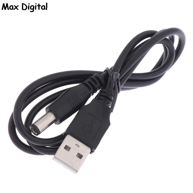 USB 5V Charger power Cable to DC 5.5 mm plug  jack USB Power Cable For MP3/MP4 Player 80cm