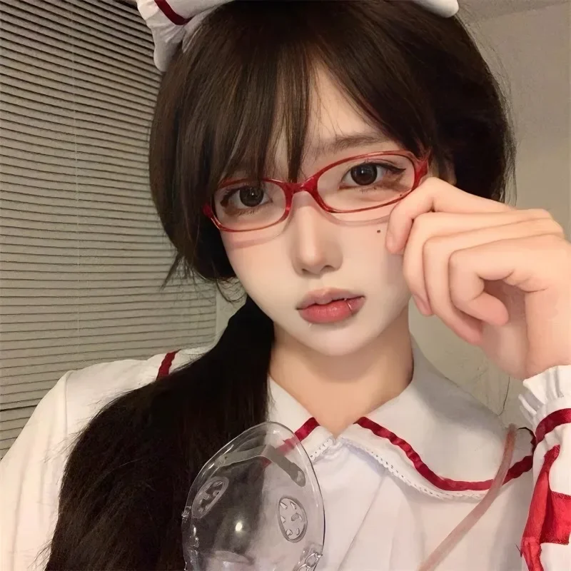 Y2K Small Oval-Square Fashion Glasses — product information 1