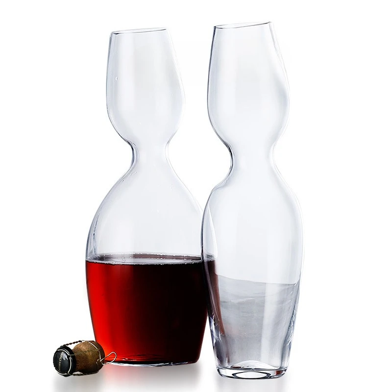 Crystal glass wine dispenser, household red wine quick decanter
