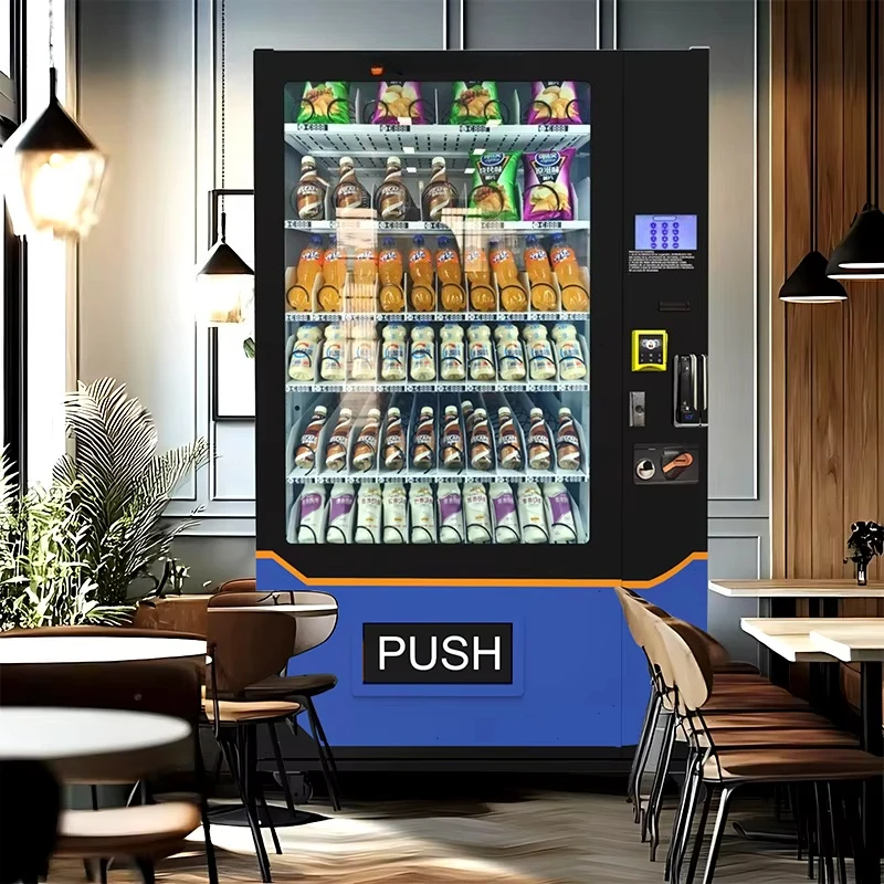 Instant Noodle Vending Machine for Cup Noodles Packaged Meals and Convenience Foods in Shared Spaces