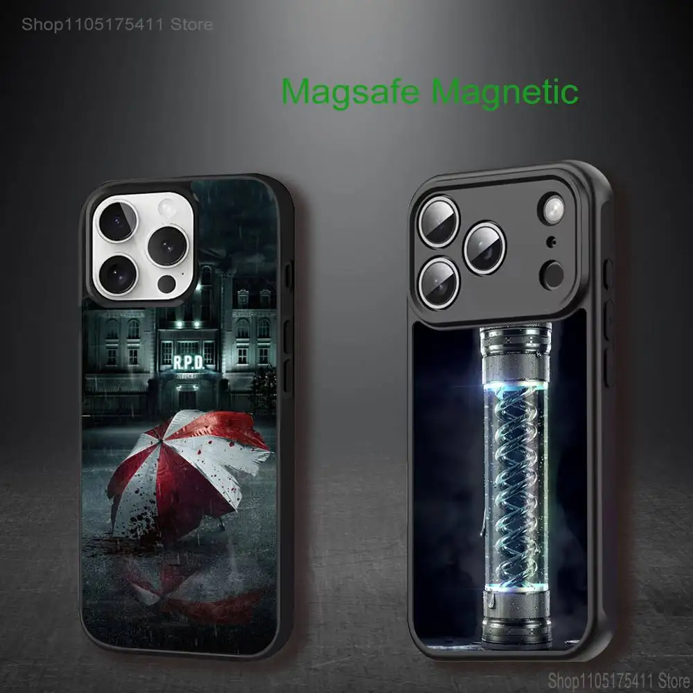 

Cool R-Resident E-Evil Phone Case For iPhone 17,16,15,14,13,12,11,Pro,Max,Plus,Mini,SE4,E Magnetic Magsafe Wireless Charging