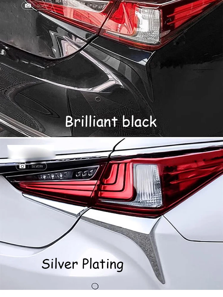 For Lexus ES ES200 ES250 ES300h ES350 2018 2019 2020 2021 ​2022  ABS material automotive taillight trim Exterior Accessories