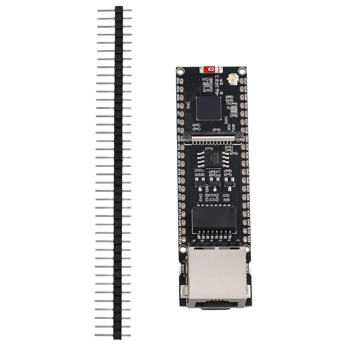 

Плата разработки ABQR ESP32-S3 ETH Cam Ethernet поддерживает Wi-Fi, Bluetooth и Ethernet-коммуникации для