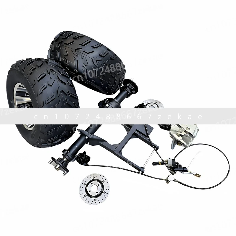 

Modified four-wheeled three-wheeled motorcycle ATV go-kart shaft drive disc brake rear axle, afterburner, tire