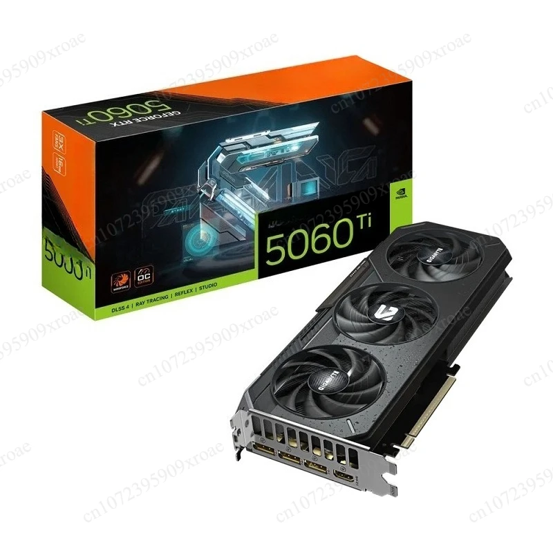 GeForce RTX 5060 Ti GAMING OC 16GB GDDR7 Gaming Graphics Card AI Accelerated Desktop PC Video GPU