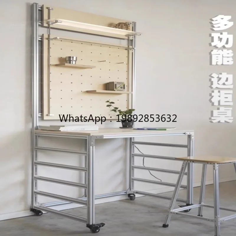 LYY الألومنيوم الشخصي البحرية مجلس رف شاشة Pegboard تخزين الرف الطابق الدائمة المطبخ تخزين الرف خزانة التخزين #4