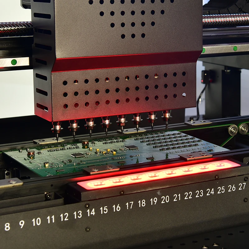 New SMD Led Mounting Machine Pick and Place Machine with 8 Heads