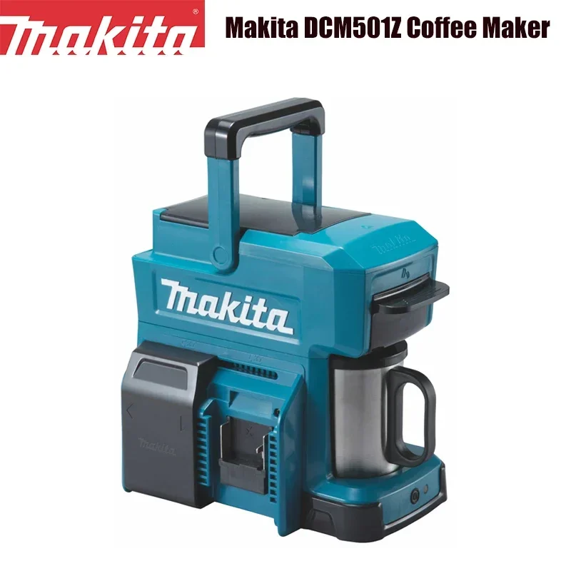 Makita DCM501Z Coffee Maker 18v Lithium Battery Household Lightweight Coffee Machine Blue Bare Tool