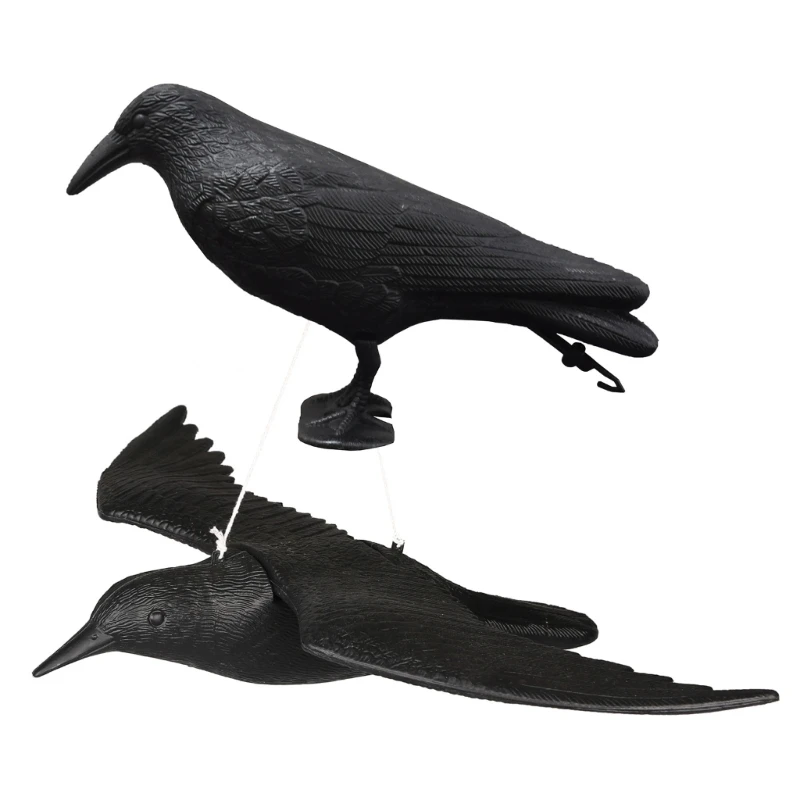 

Crow Statue Large Garden Statues Crow Garden Sculpture Bird Figurines Home Decors Crow Decors Decors