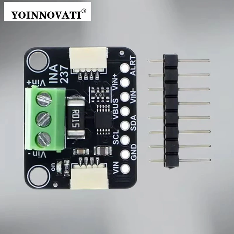 INA237 85V 10A 16-Bit High Accuracy Current & Power Monitoring Module I2C, Compatible with STEMMA QT / Qwiic Connectors