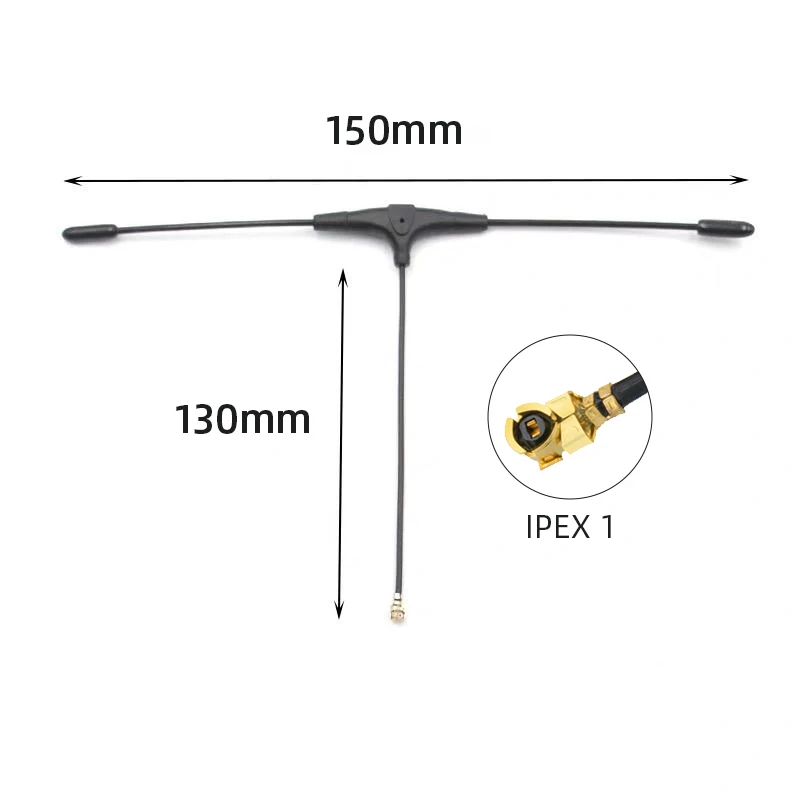 เสาอากาศ FPV แบบ T จำนวน 50 ชิ้น สำหรับโดรน 868MHz 915MHz เสาอากาศรับสัญญาณเพื่อการสื่อสารที่มีประสิทธิภาพ เสาอากาศ UAV