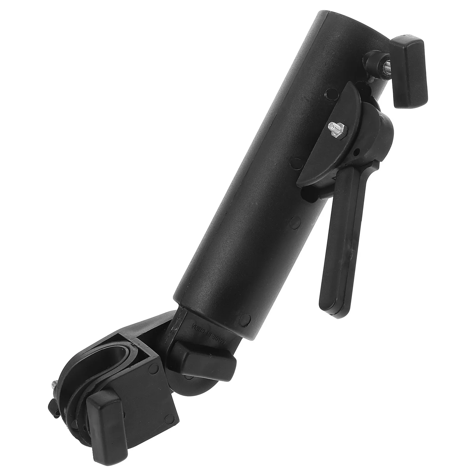Golf Umbrella Holder Adjustable Clamp for Golf Cart Trolley Stroller Bicycle Umbrella Stand Support Outdoor Use Rain Protection