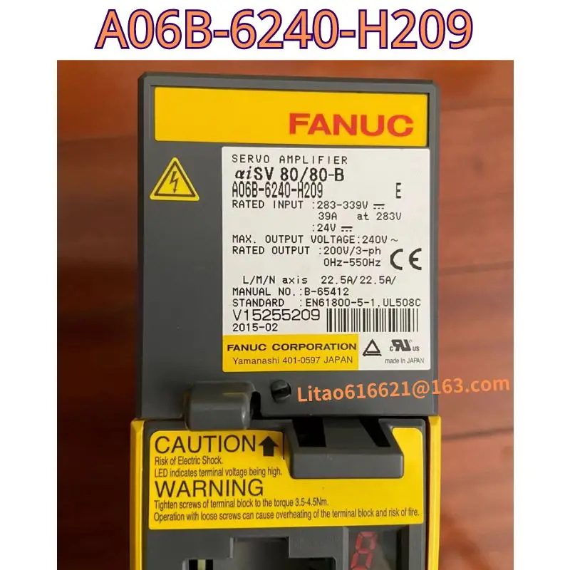 The second-hand servo driver A06B-6240-H209 has been functionally tested and is intact