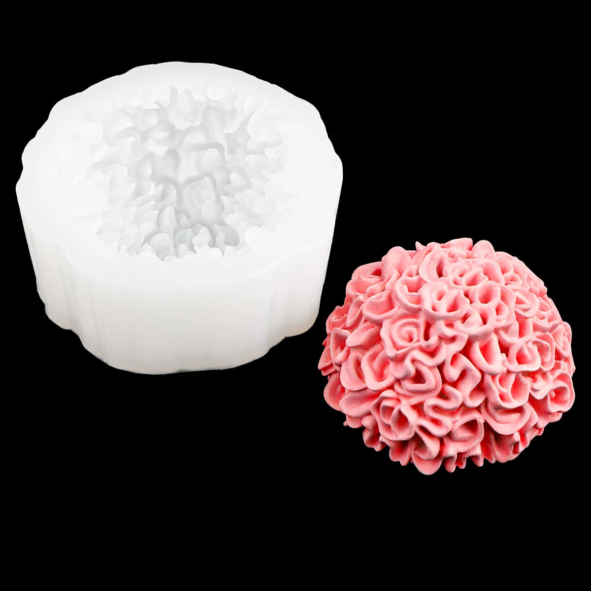 Molde de silicone de crisântemo, faça você mesmo, gesso, aromaterapia, vela, dia dos mortos, calêndula, ornamento, decoração de casa